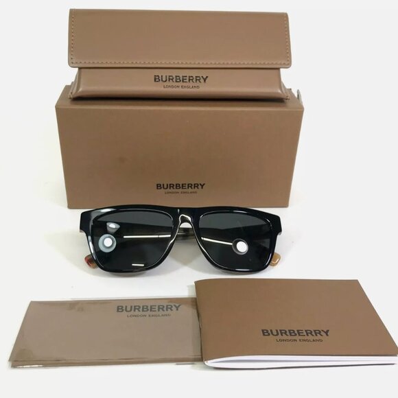Burberry Sunglasses 56mm Black Lens main image 4